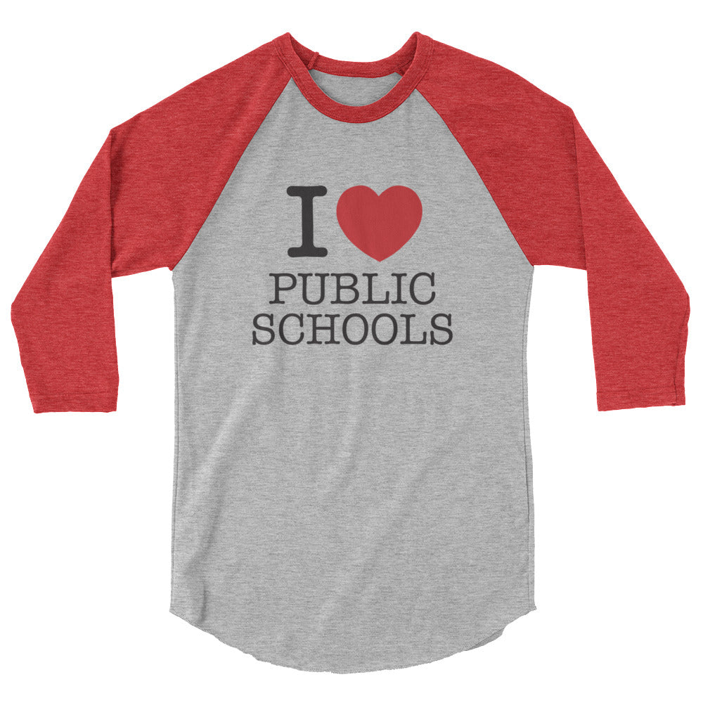 I love Public Schools 3/4 sleeve raglan shirt