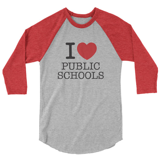 I love Public Schools 3/4 sleeve raglan shirt