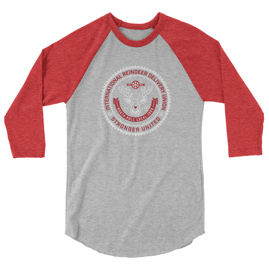 Reindeer Union 3/4 sleeve raglan shirt