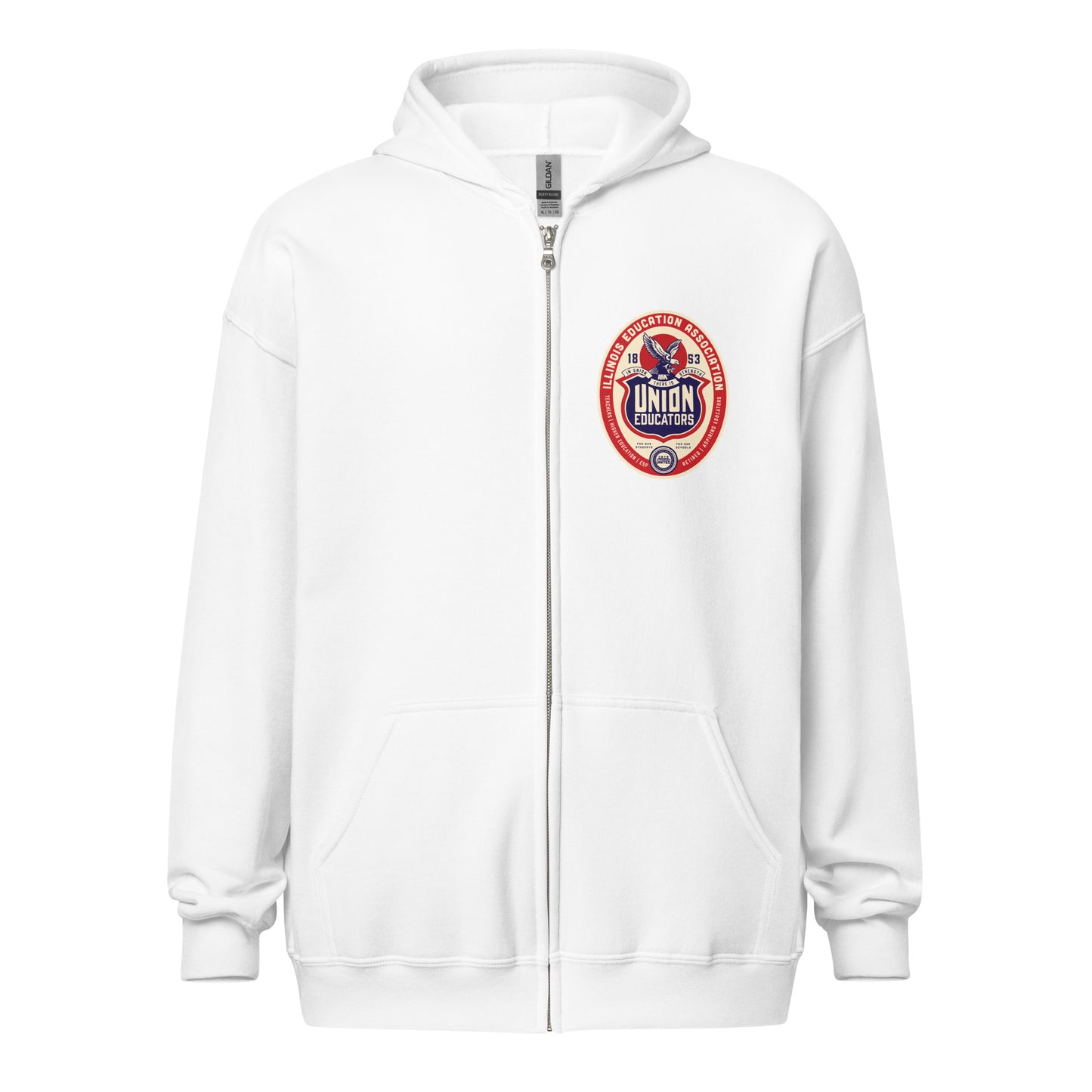 Union Educators Unisex heavy blend zip hoodie
