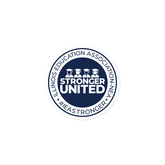 Stronger United Seal Sticker Navy