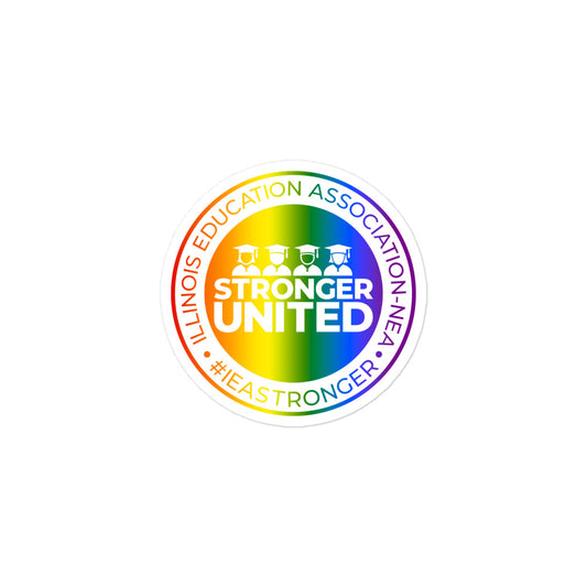Stronger United Seal Sticker Pride