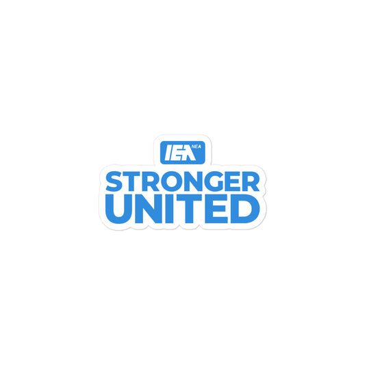 Stronger United Sticker Blue