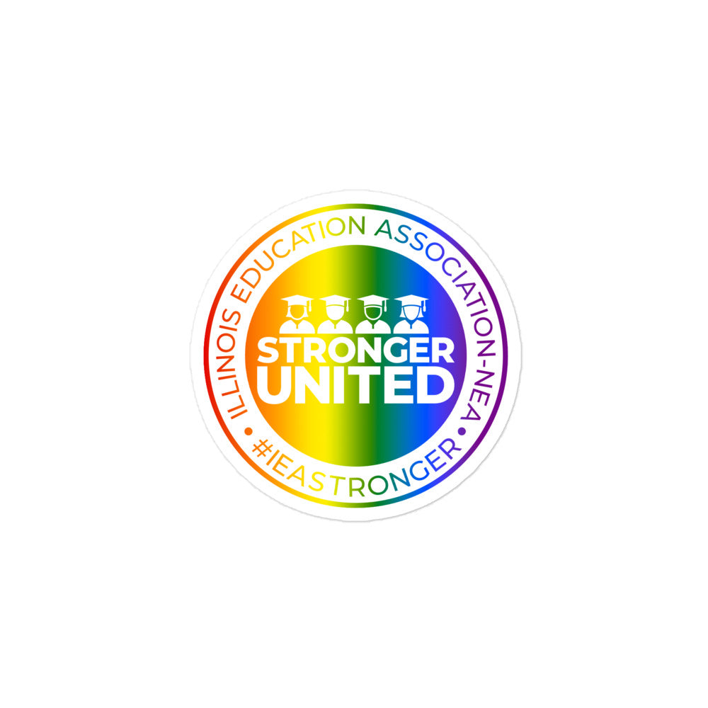 Stronger United Seal Sticker Pride