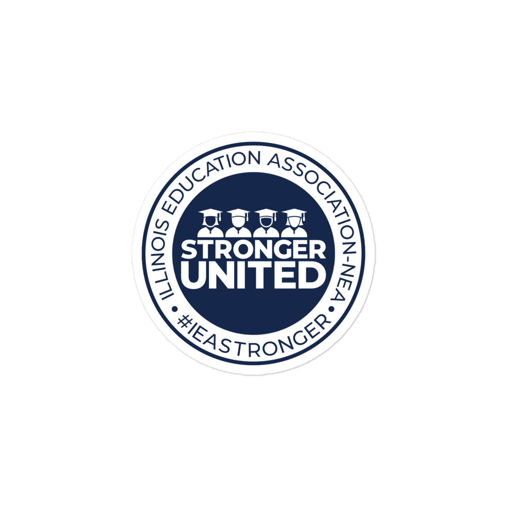 Stronger United Seal Sticker Navy