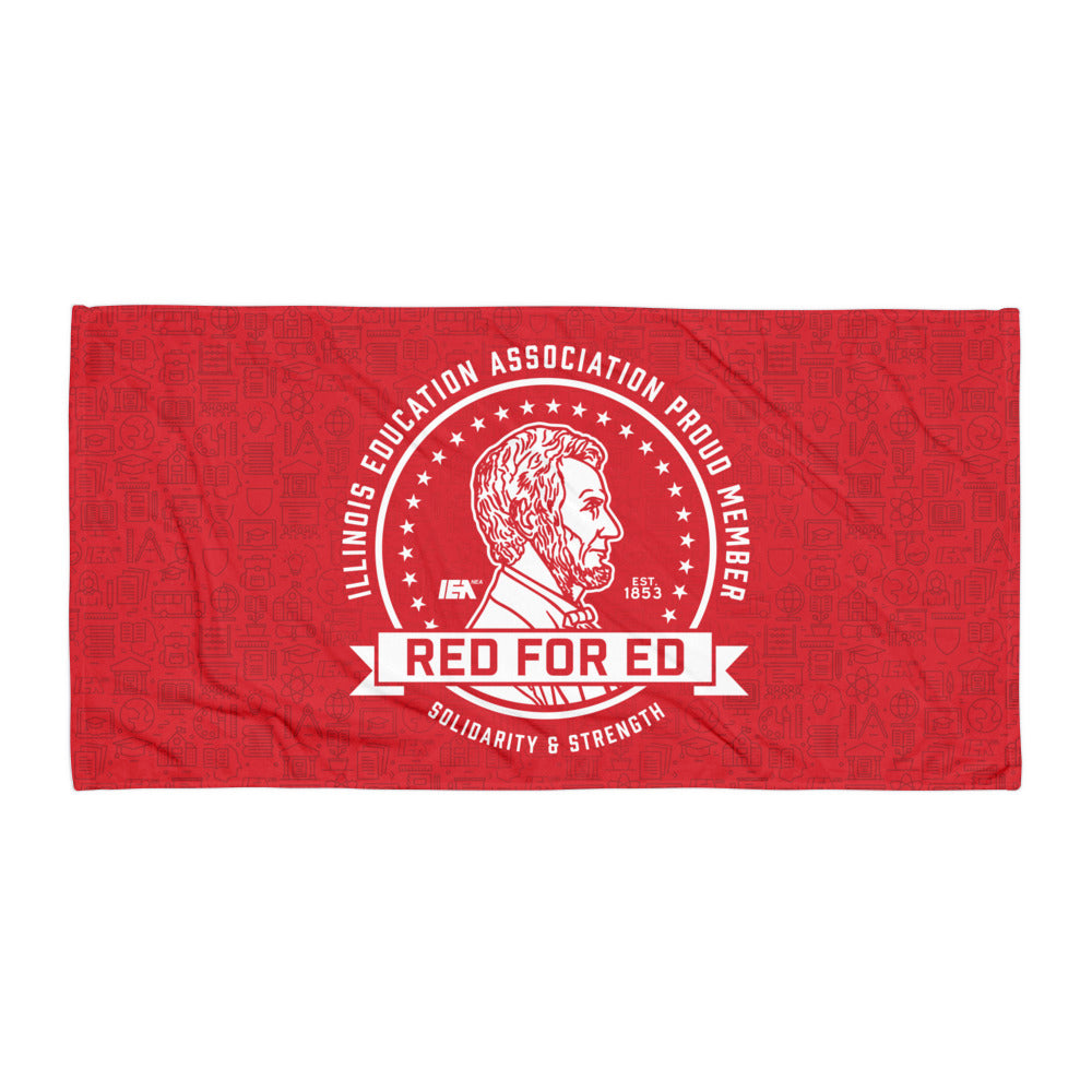Red for Ed Lincoln Towel