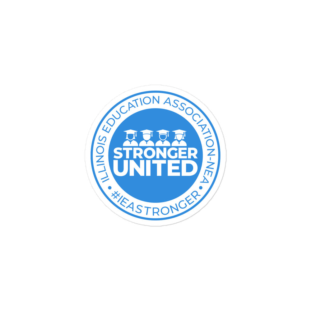 Stronger United Seal Sticker Blue