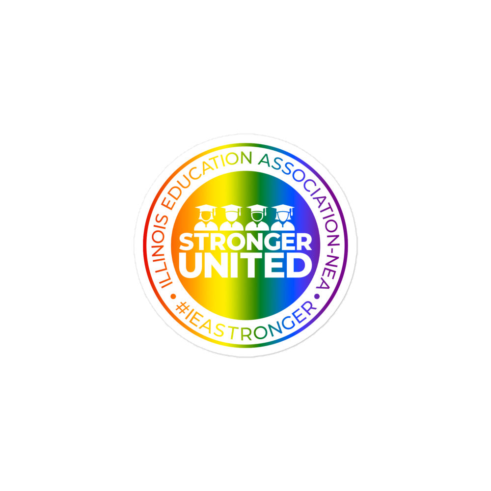 Stronger United Seal Sticker Pride