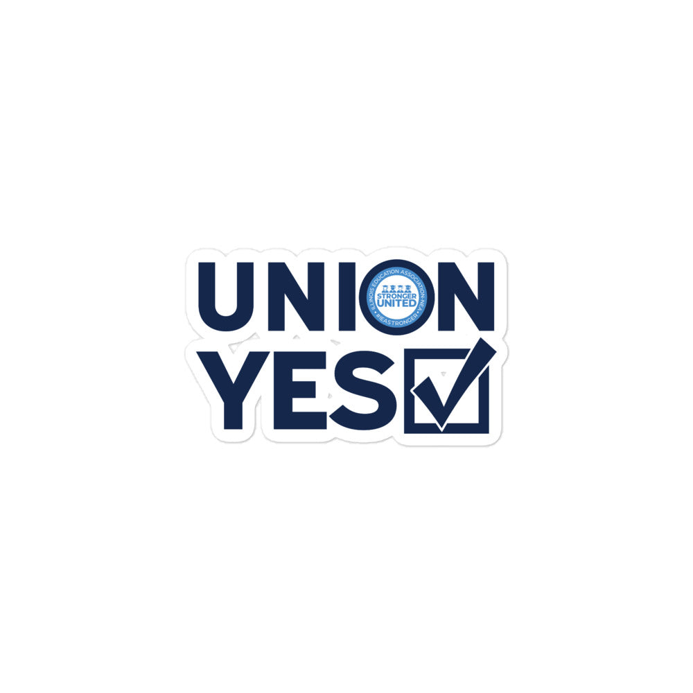 Union Yes sticker