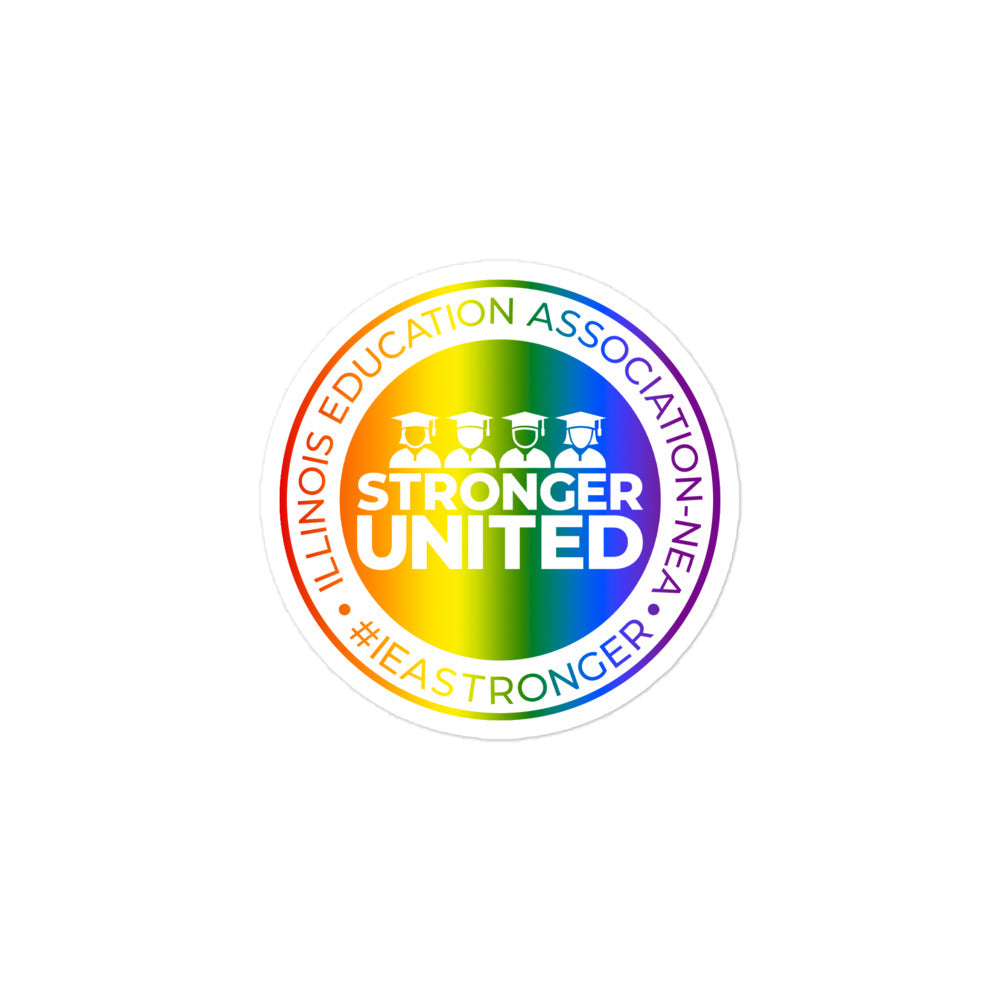 Stronger United Seal Sticker Pride