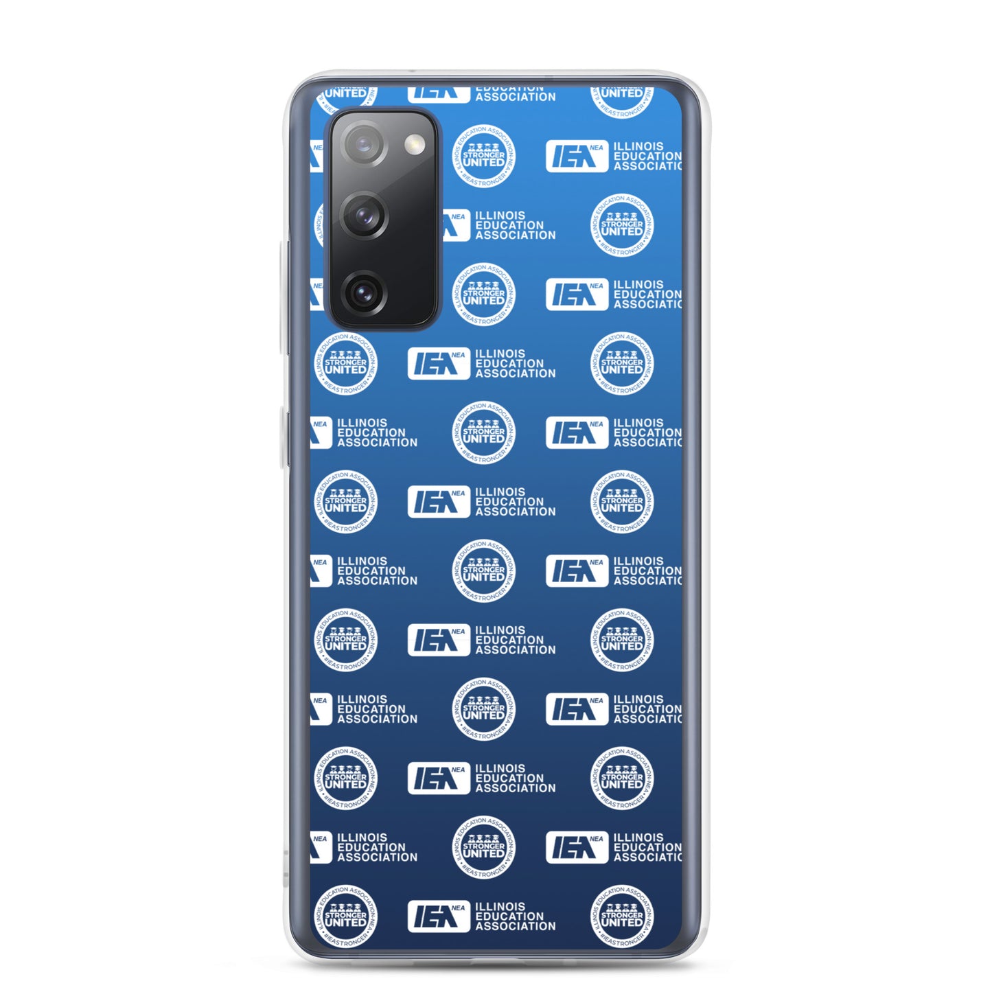 Logo Pattern Samsung Case Blue