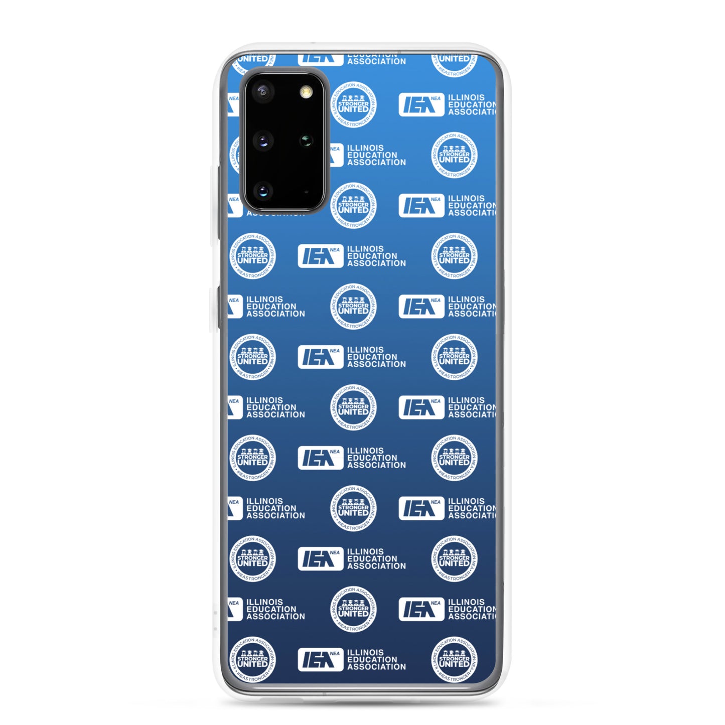 Logo Pattern Samsung Case Blue