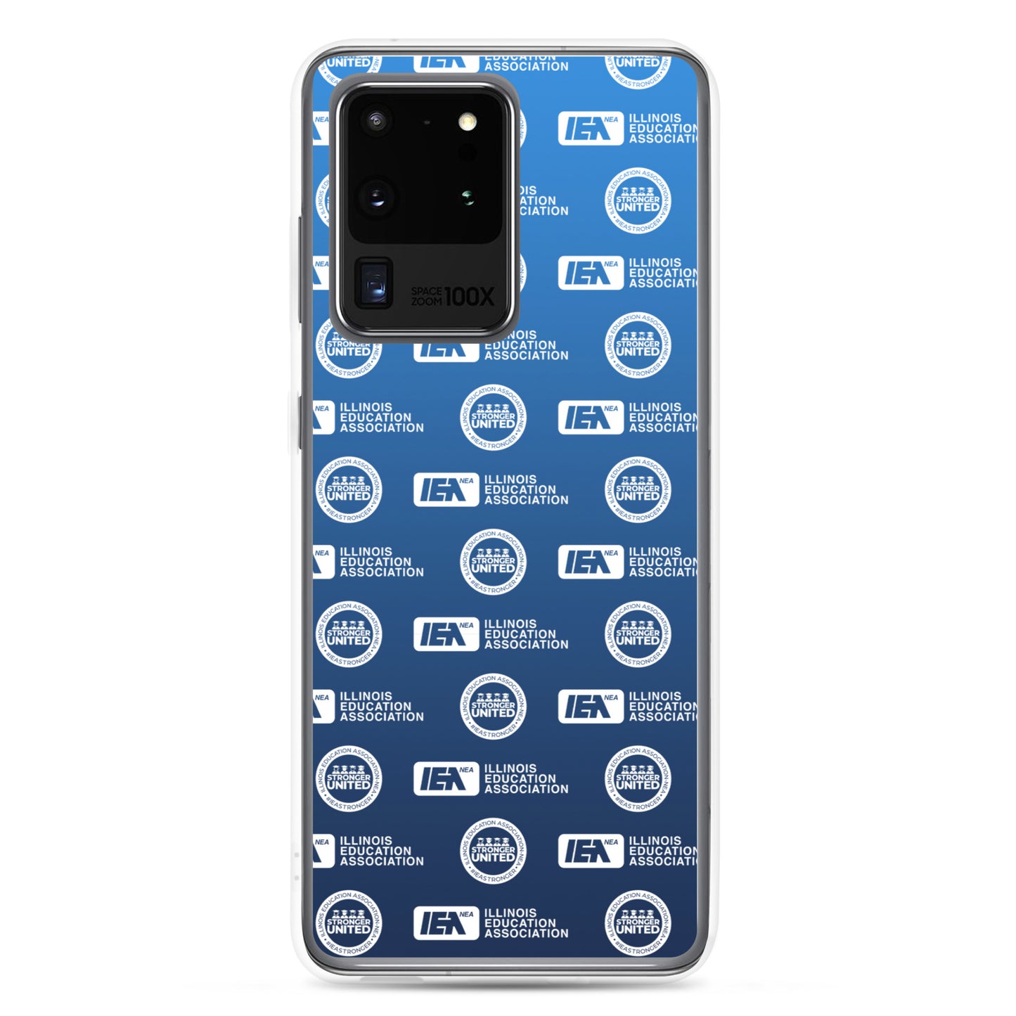 Logo Pattern Samsung Case Blue