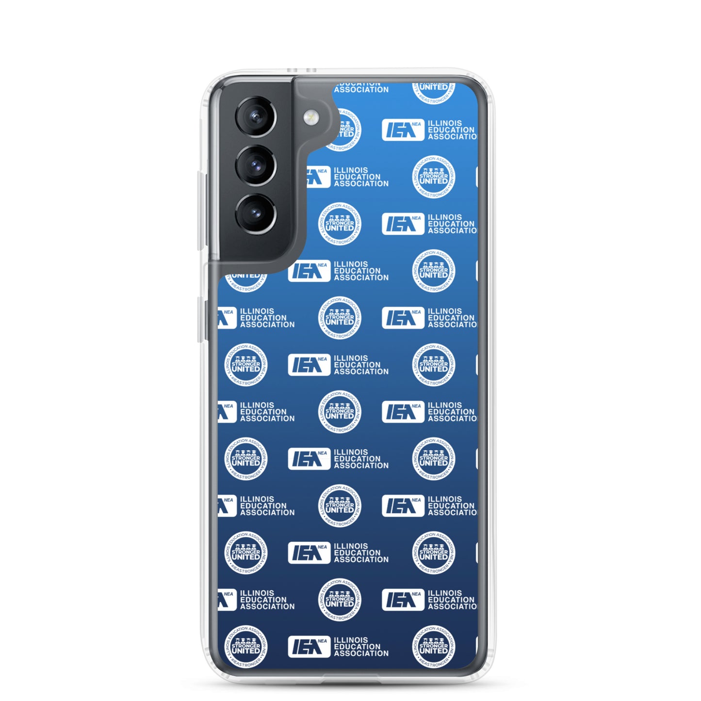 Logo Pattern Samsung Case Blue