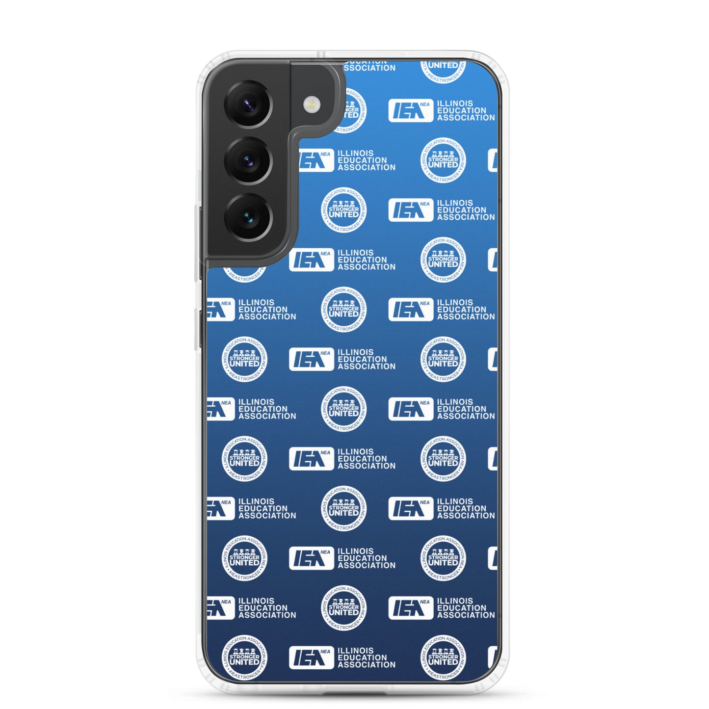 Logo Pattern Samsung Case Blue