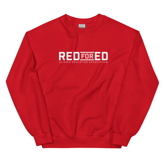 Red For Ed - Text Unisex Sweatshirt
