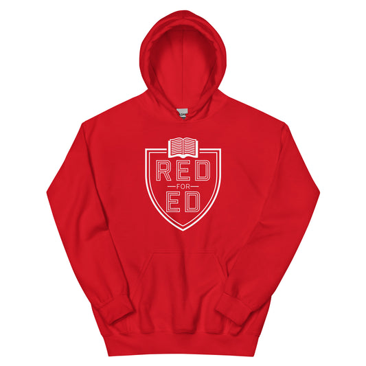 Red For Ed - Shield Unisex Hoodie