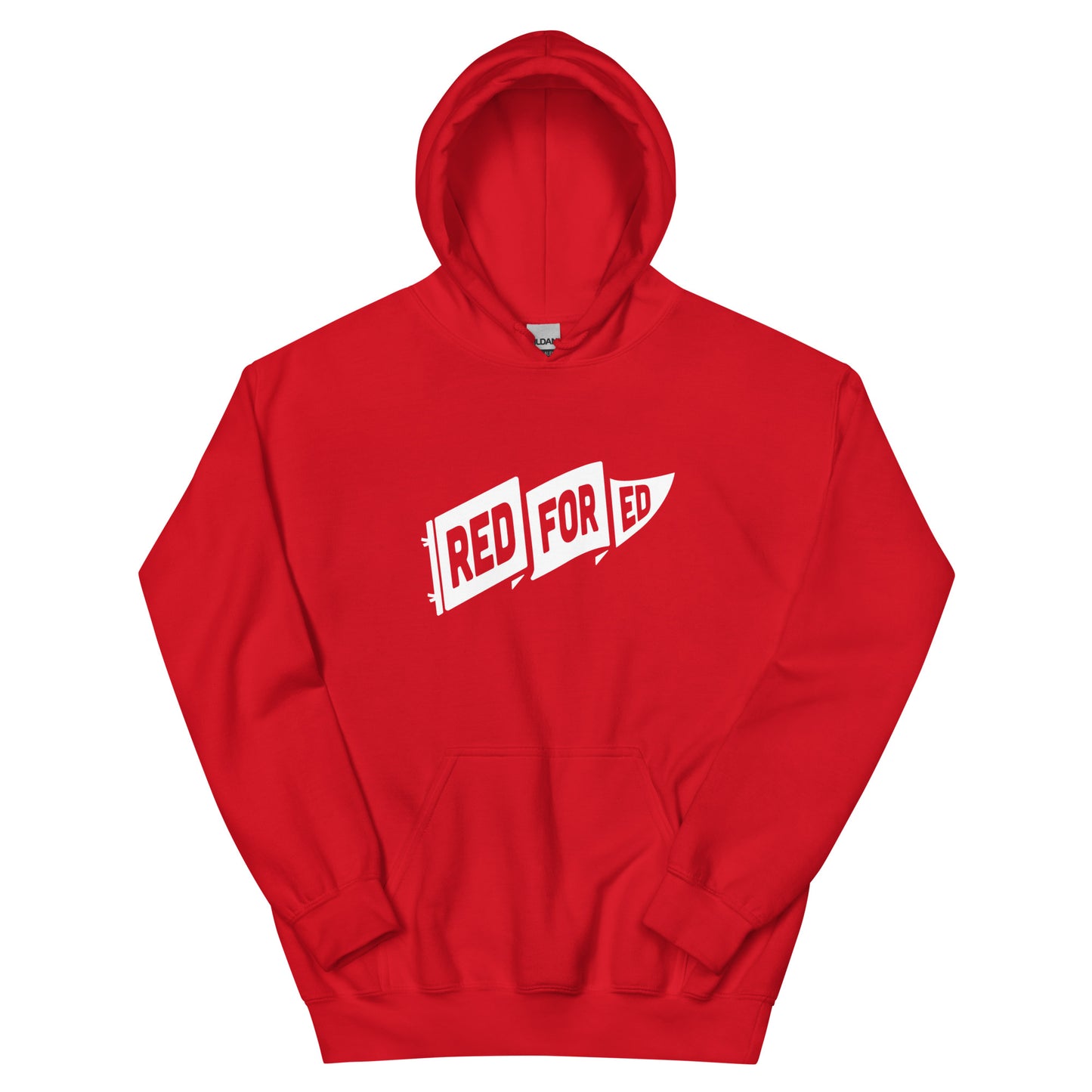 Red For Ed - Pennant Unisex Hoodie