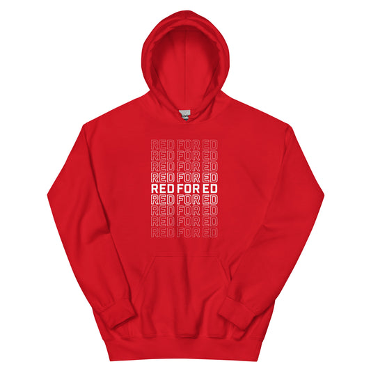 Red For Ed - Repeat Unisex Hoodie