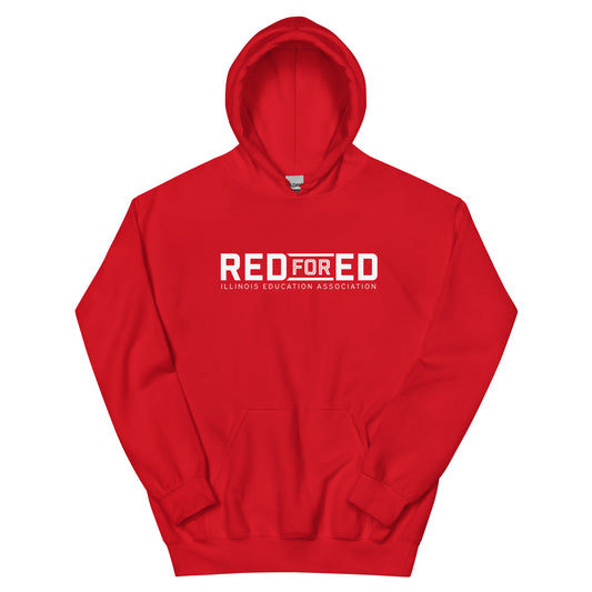 Red For Ed - Text Unisex Hoodie