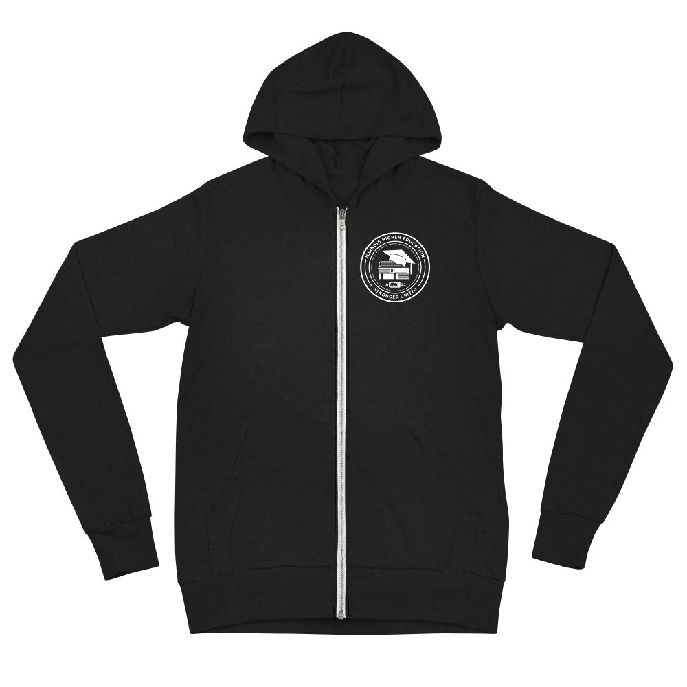 Higher Ed Unisex zip hoodie