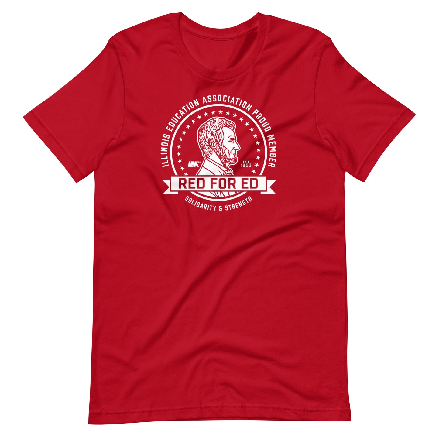 Red For ED - Lincoln Unisex t-shirt