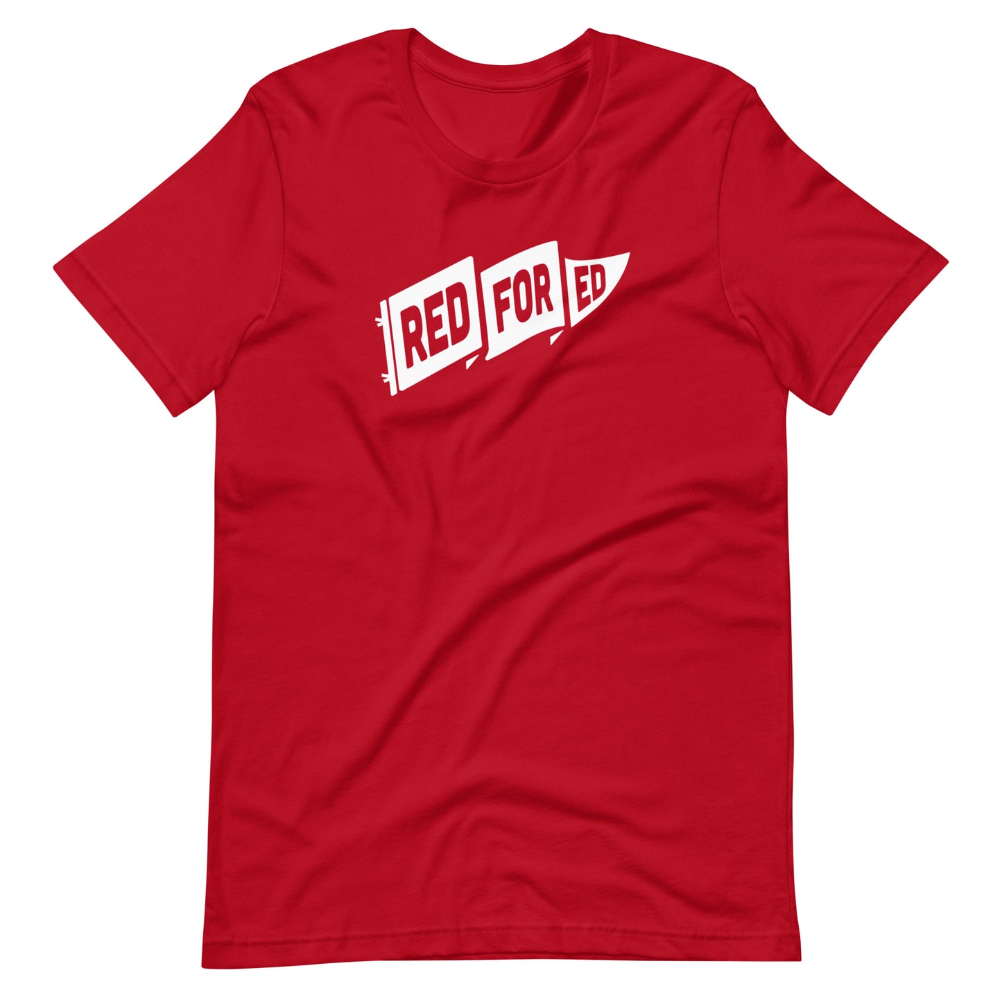 Red For Ed – Pennant Unisex t-shirt